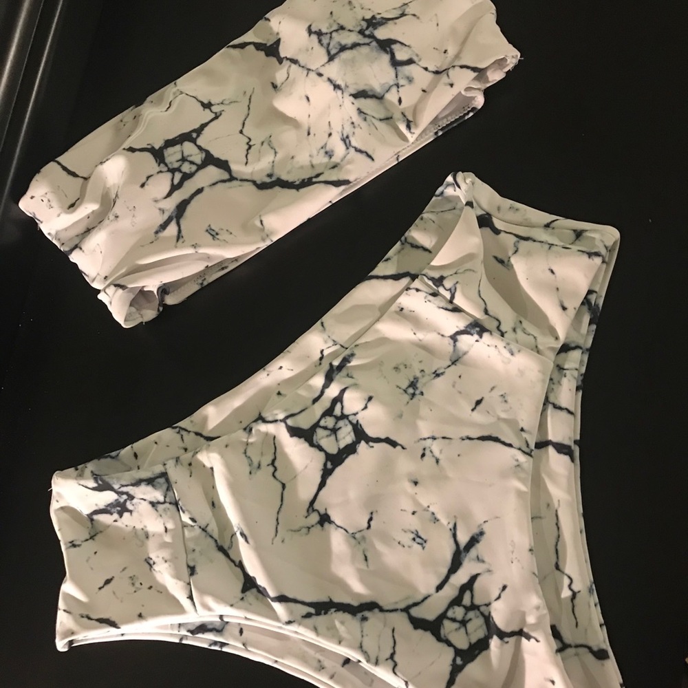 marble swim suit